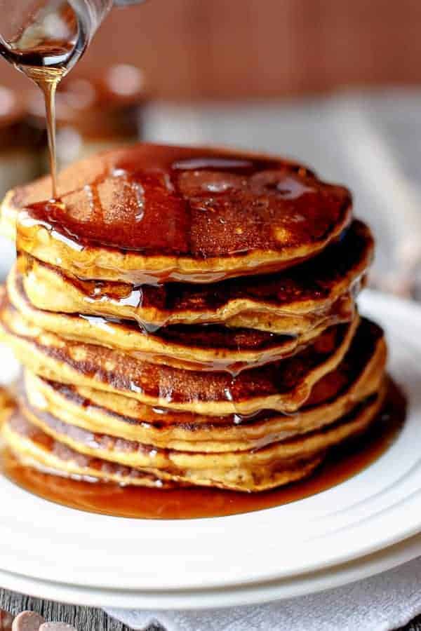 Caramel Chip Pumpkin Pancakes: Your Ultimate 20-Minute Fall Breakfast